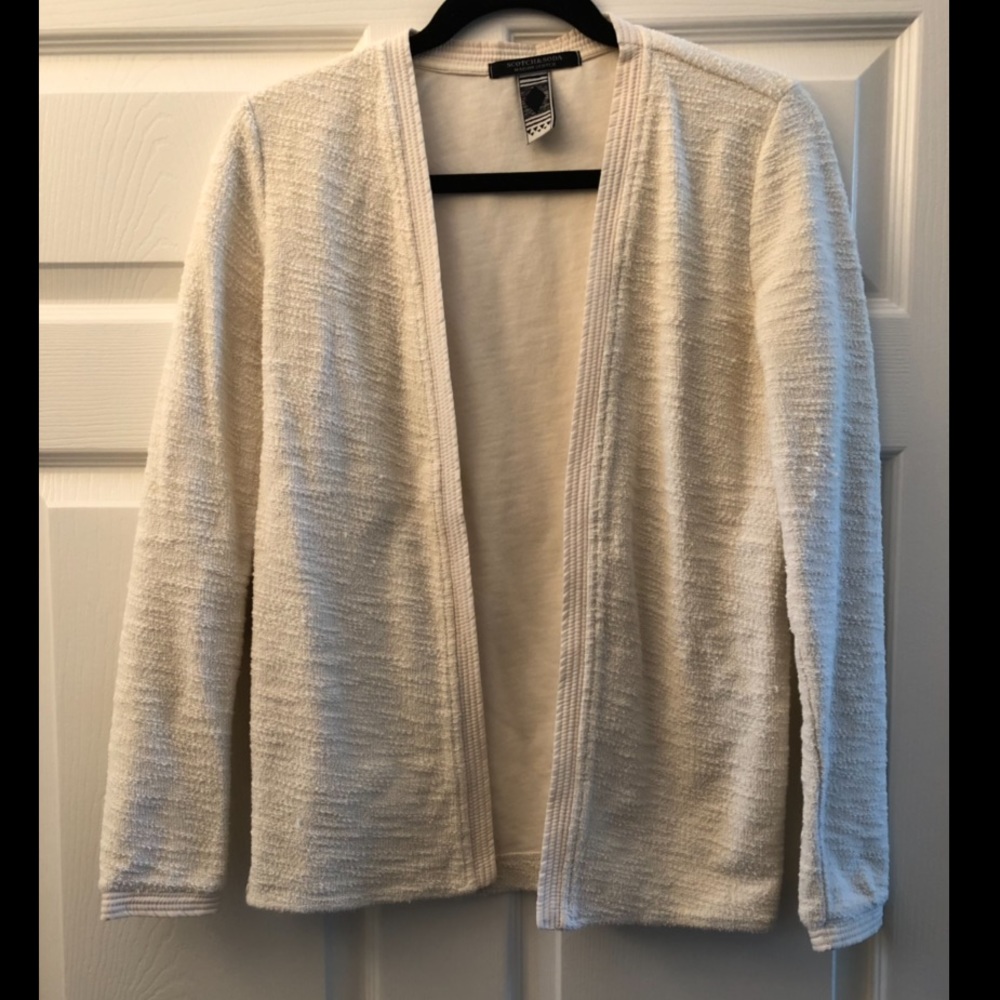 Scotch and Soda Cream Blazer